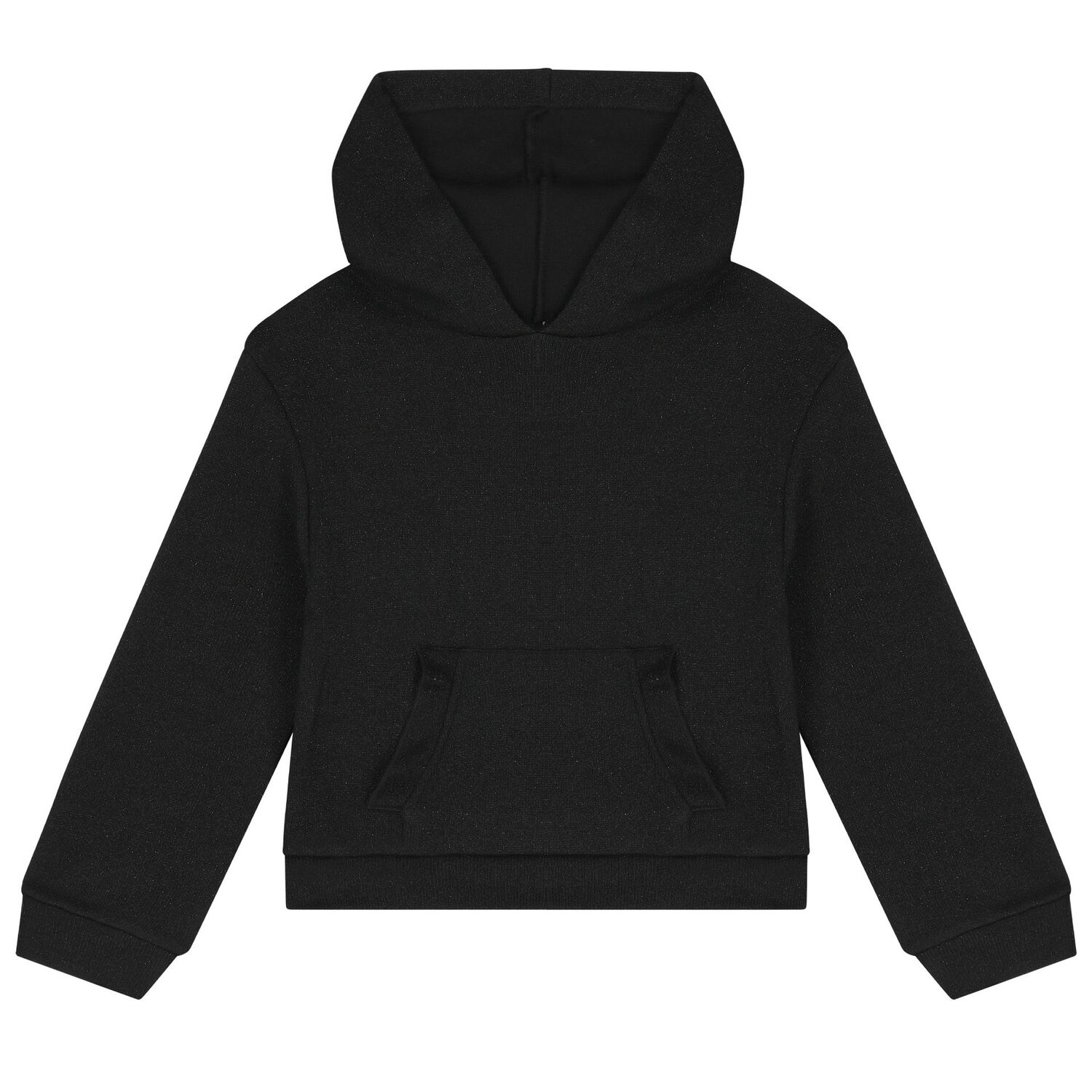 Girls Black & Beige Hooded Skirt set, 1, hi-res