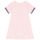 Younger Girls Pink Bag Dress, 2, hi-res