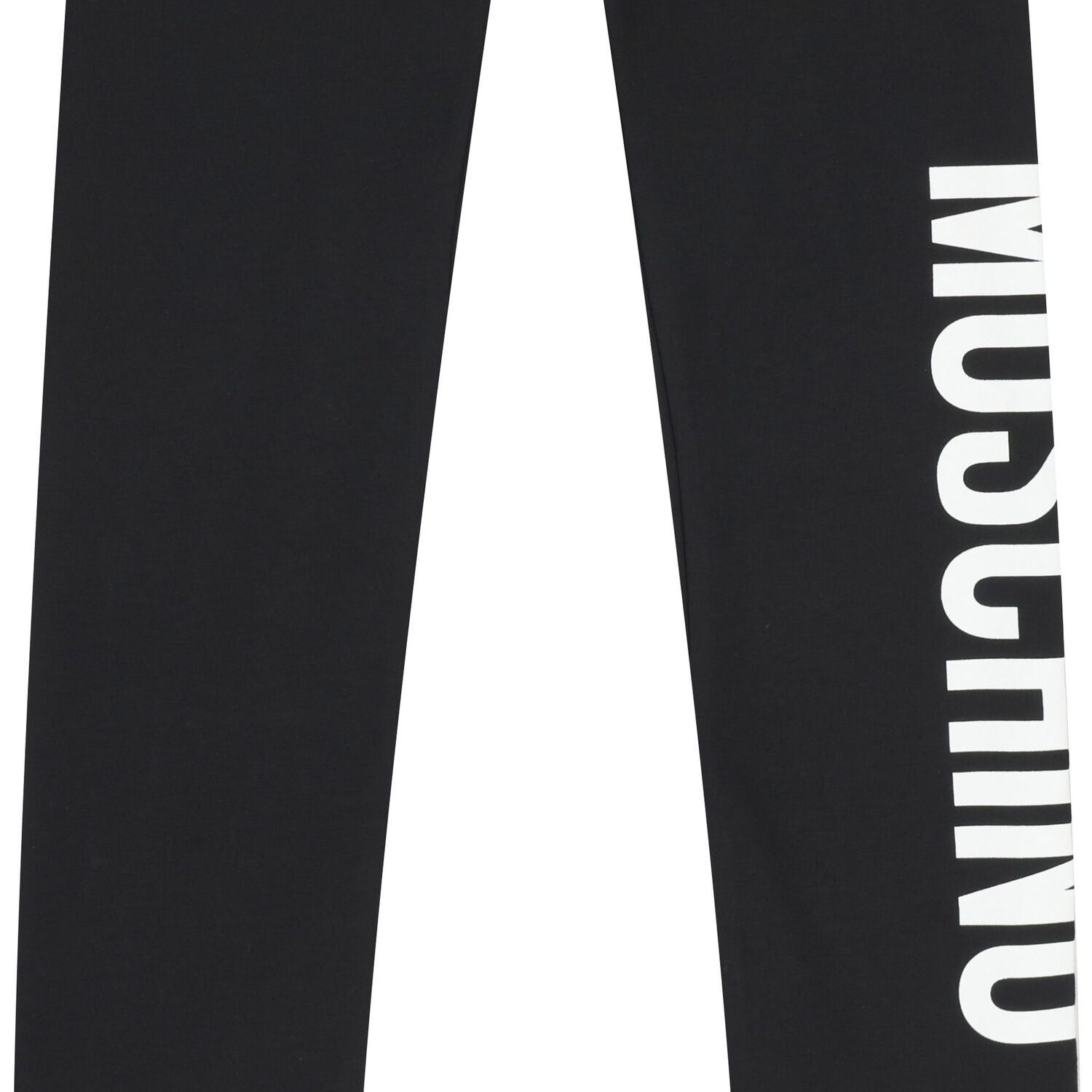 Girls Black Logo Leggings, 1, hi-res