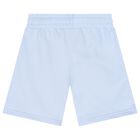 Boys Blue Logo Shorts, 2, hi-res