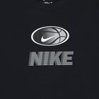 Boys Black Logo Dri-Fit T-Shirt, 1, hi-res