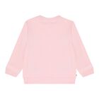 طقم رياضي بشعار للبنات اللون وردي, 2, hi-res