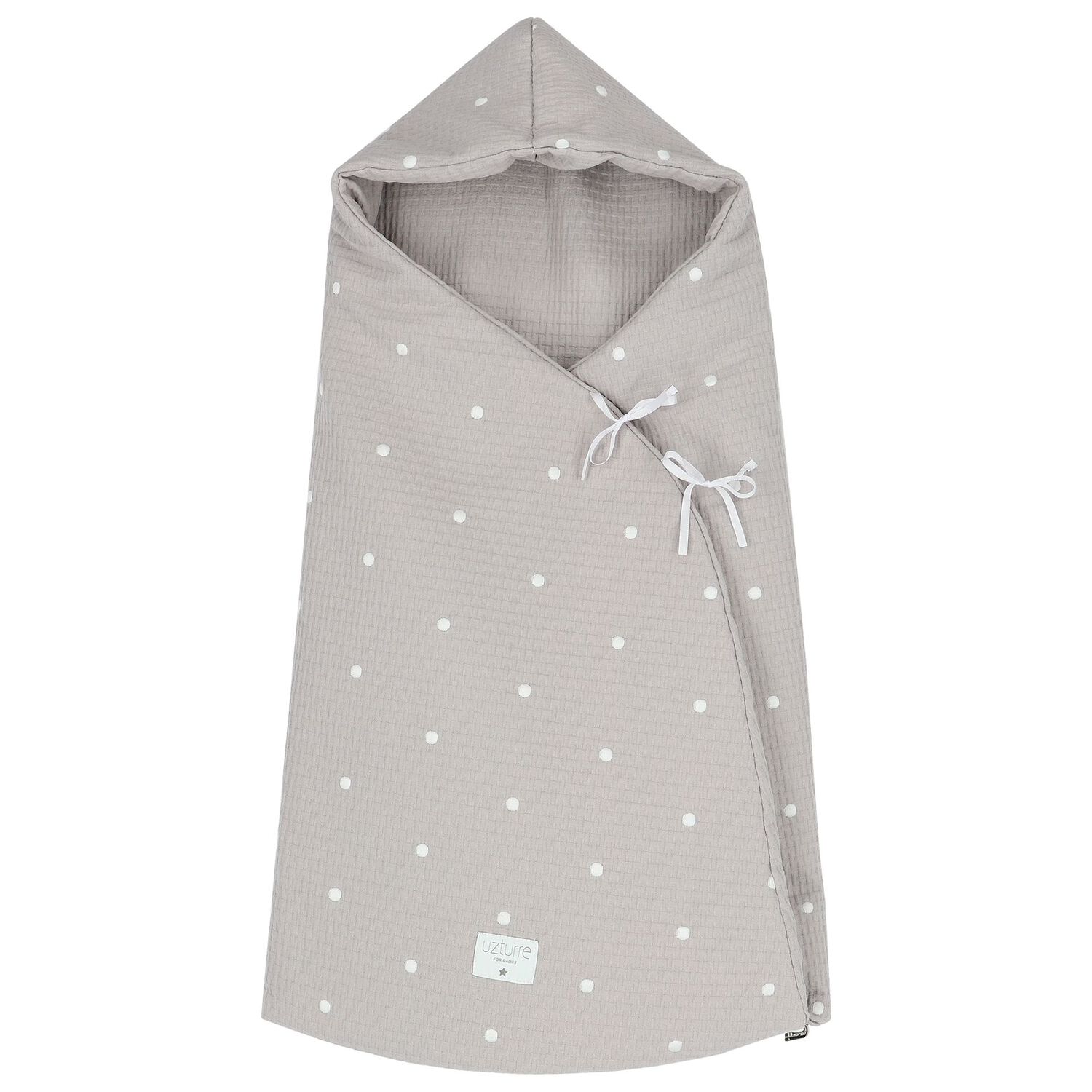 مدس بالشعار قابلة للعكس باللون الرمادى, 1, hi-res