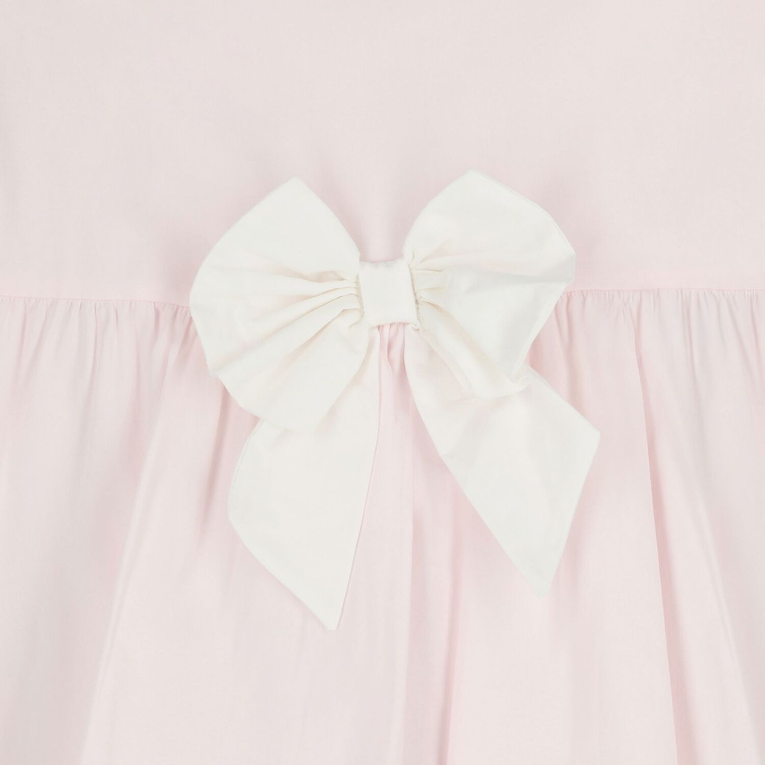 Girls Pink Bow Dress & Headband Set, 1, hi-res