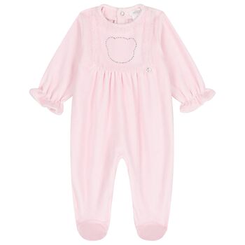 Baby Girls Ruffled Tulle Babygrow