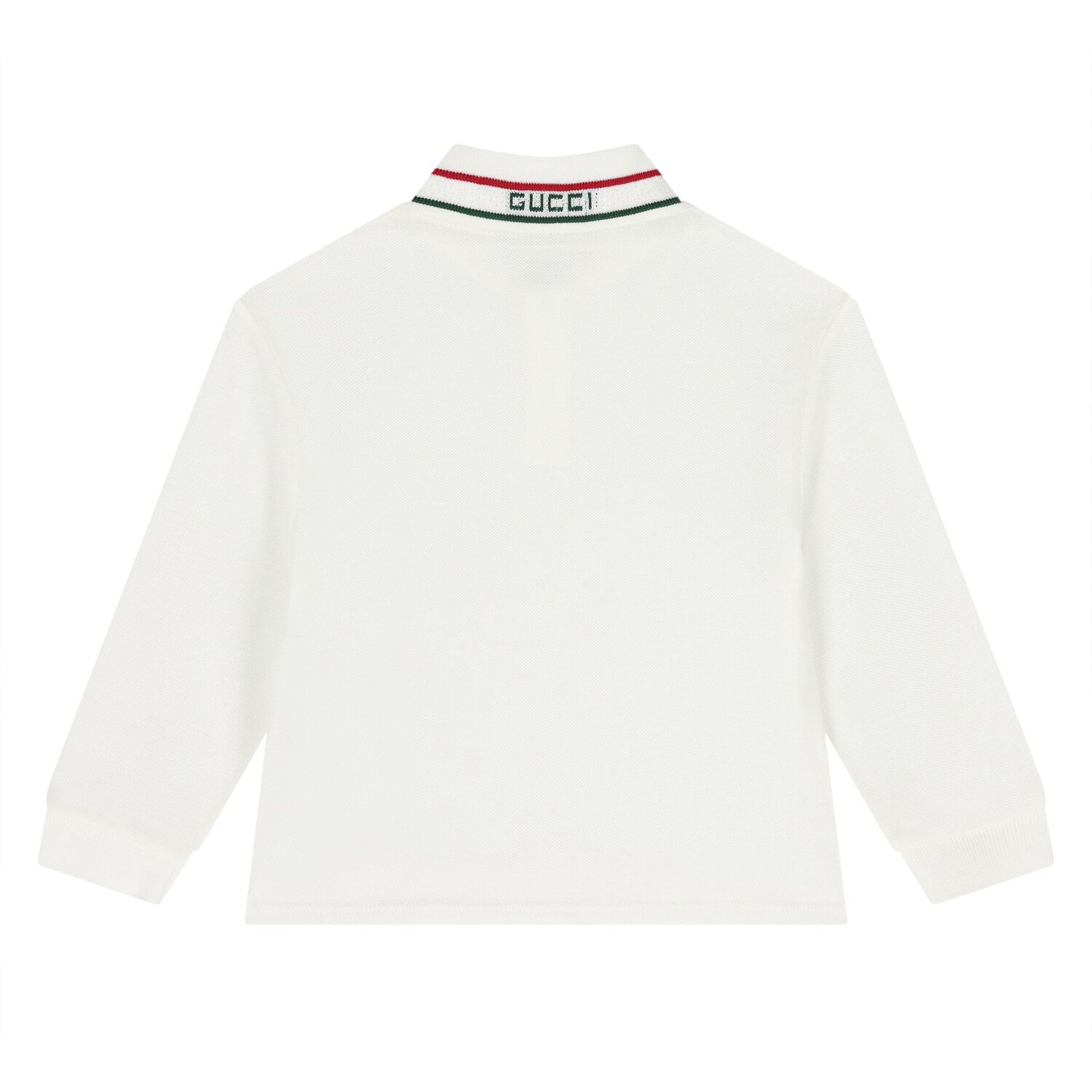 Younger Boys Ivory Logo Polo Shirt, 1, hi-res