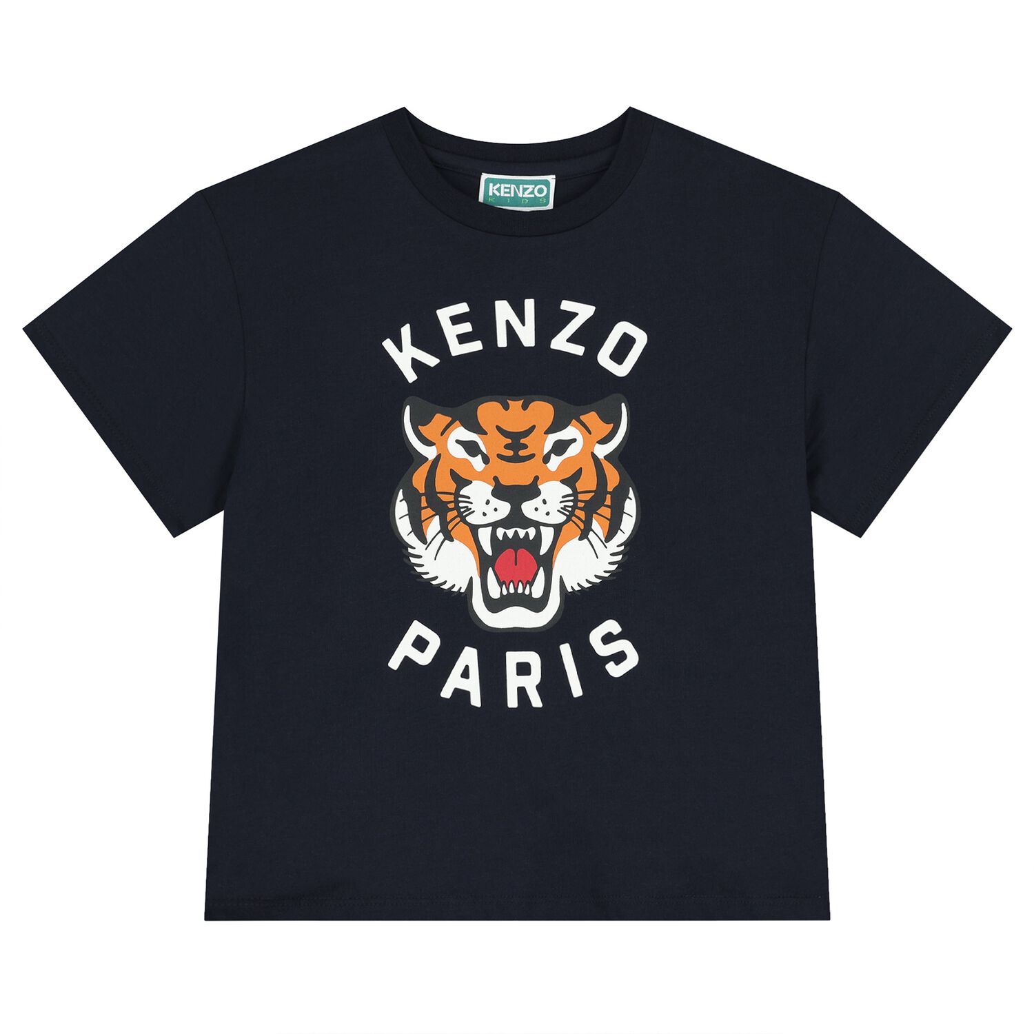 تيشيرت بشعار النمر باللون  الكحلي , 4, hi-res