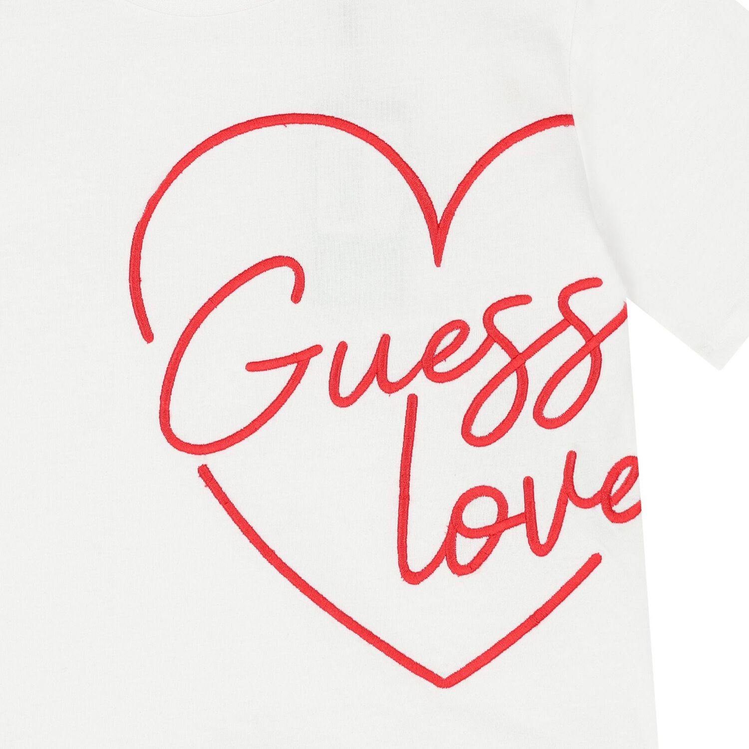 تيشيرت بنات بالشعار باللون الأبيض, 1, hi-res image number null
