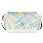  Purple, Yellow, Green & White Baby Changing Bag, 1, hi-res