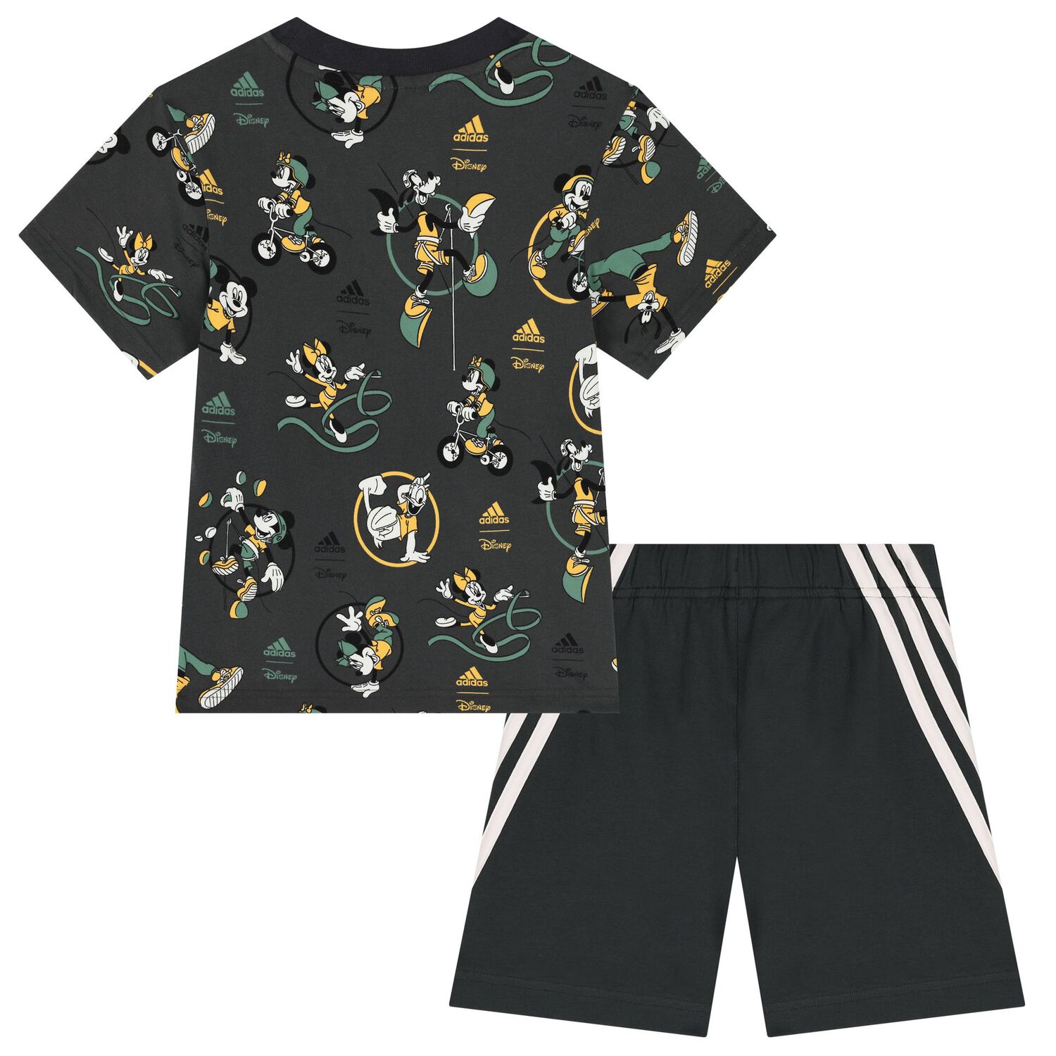 طقم شورت أولاد بشعار ديزني باللون الرمادي, 1, hi-res