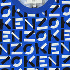 تيشيرت بالشعار باللون الأبيض والأزرق للأولاد, 1, hi-res