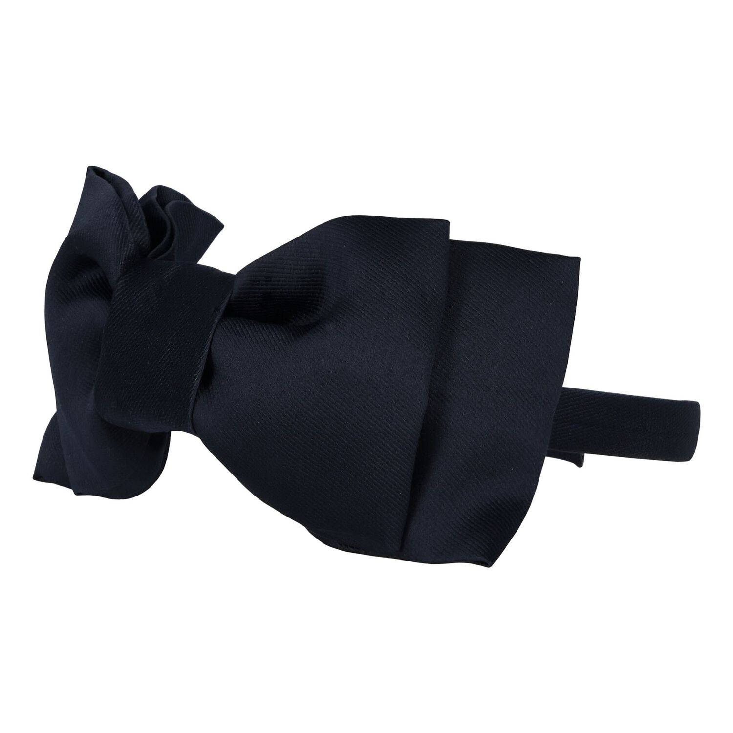 Girls Navy Blue Bow Headband, 1, hi-res image number null