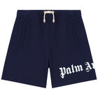 Navy Logo Shorts, 2, hi-res
