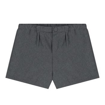 Grey Logo Baby Shorts
