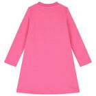 فستان بنات بالشعار باللون الوردى, 1, hi-res