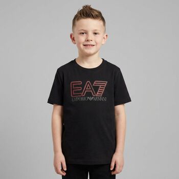 Boys Black Logo T-Shirt