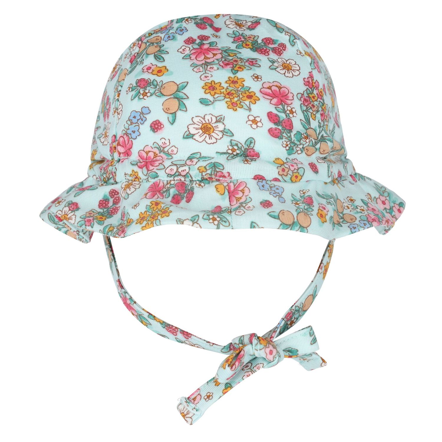 طقم بدله بنات بطبعه الزهور باللون الاخضر , 1, hi-res