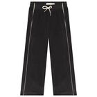 بنطلون بنات بالشعار باللون الاسود , 1, hi-res