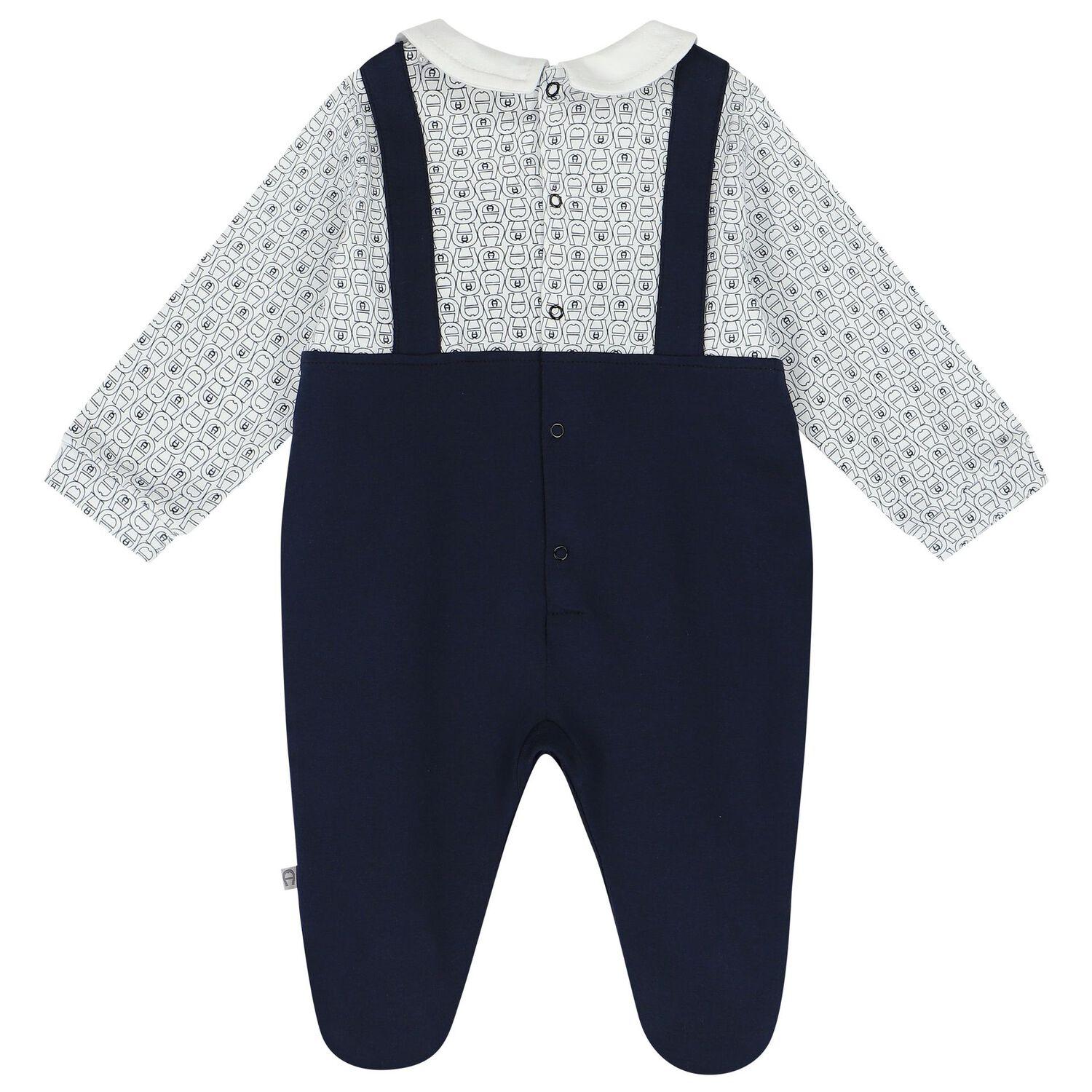 أفرول أولاد بالشعار باللون الكحلي والأزرق, 1, hi-res