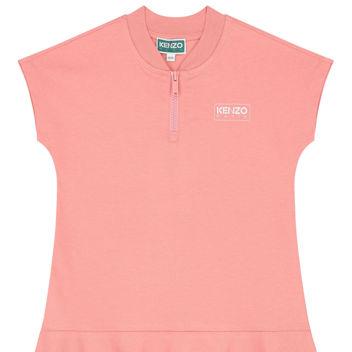 Girls Pink Logo Dress, 1, hi-res