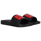 سلايدر أولاد بالشعار باللون الأسود والأحمر, 1, hi-res