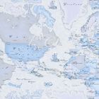 طقم هدايا للأولاد الصغار بنمط خريطة جغرافية باللونين العاجي والأزرق, 1, hi-res