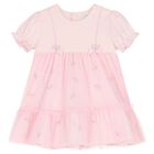 Baby Girls Pink Tulle Dress Set, 1, hi-res