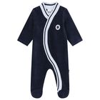 Baby Boys Navy Blue Logo Babygrow Gift Set, 3, hi-res