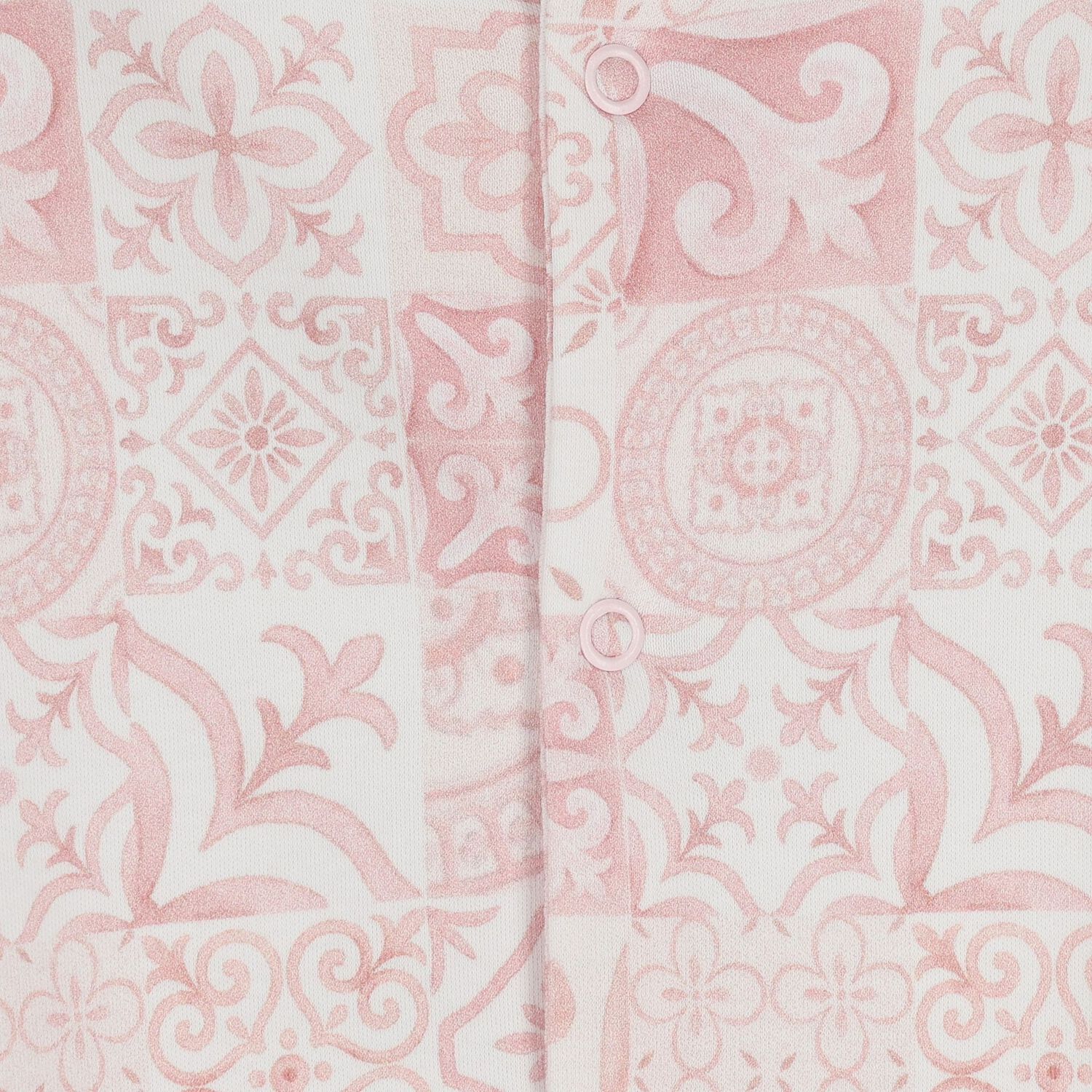 Baby Girls Pink & White Babygrow, 1, hi-res