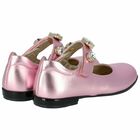 Girls Pink Embellished Shoes, 1, hi-res