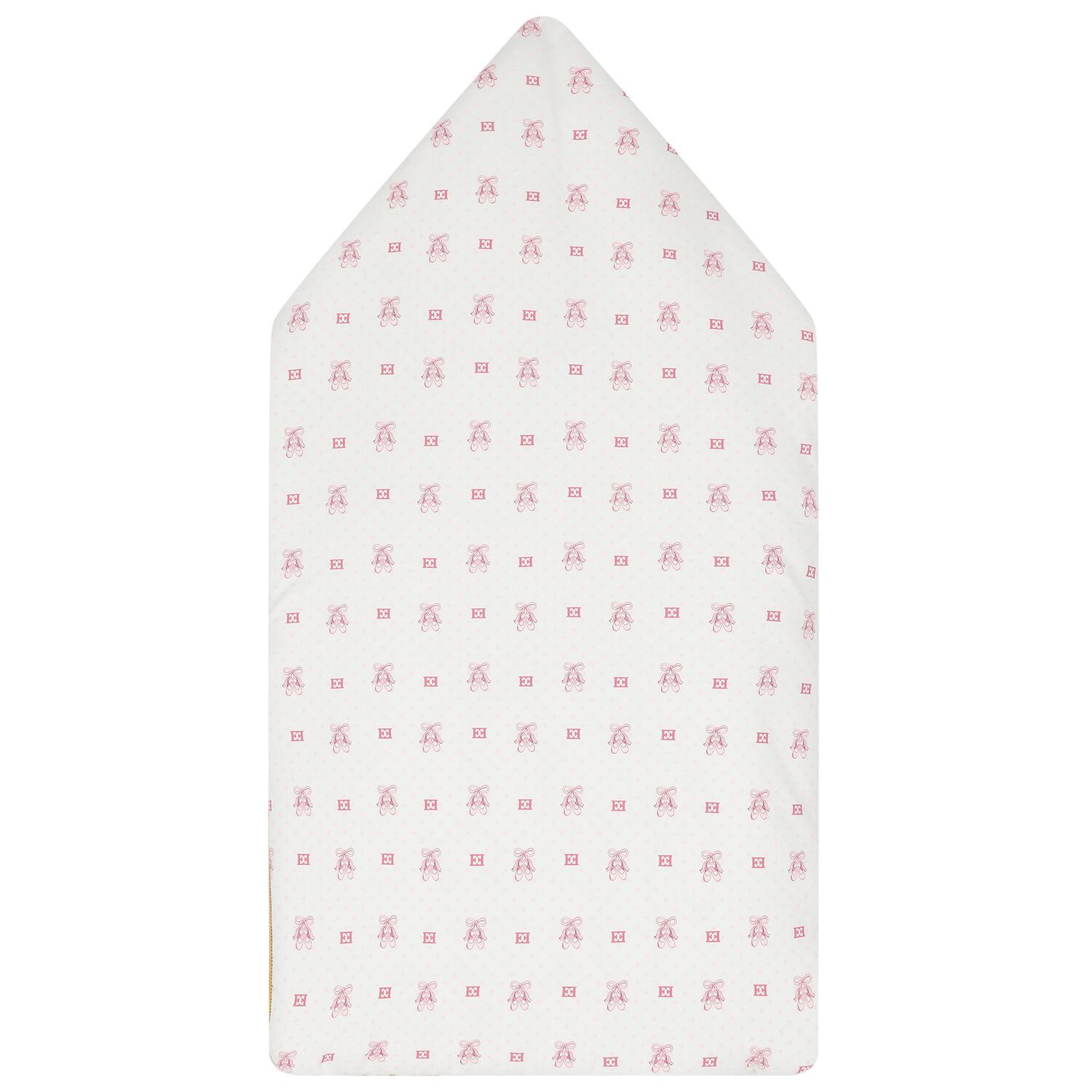 Baby Girls White & Pink Logo Nest, 1, hi-res