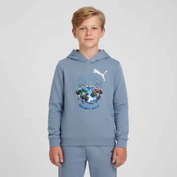 Younger Boys Blue Hot Wheels Tracksuit, 2 Younger Boys Blue Hot Wheels Tracksuit