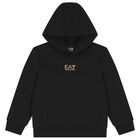 Boys Black Logo Tracksuit, 1, hi-res