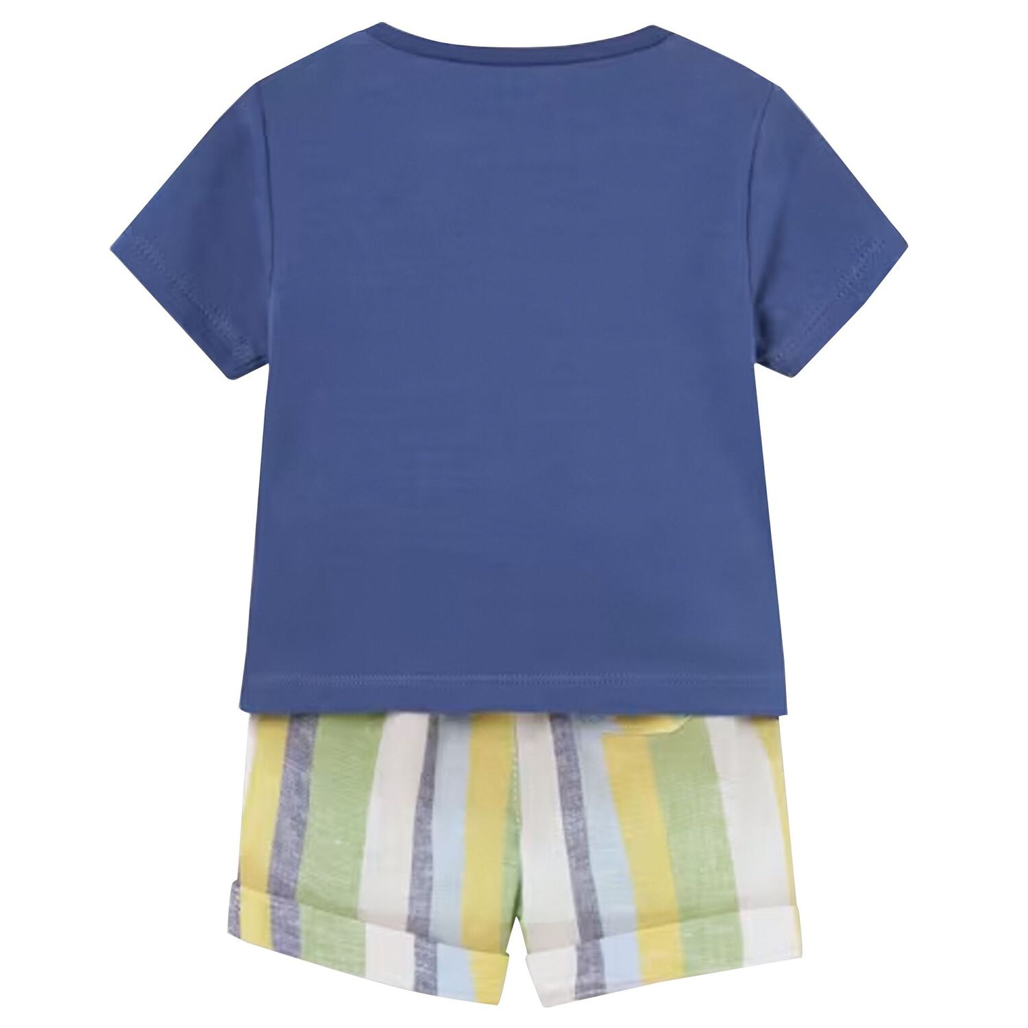 Baby Boys Blue Shorts Set, 2, hi-res image number null
