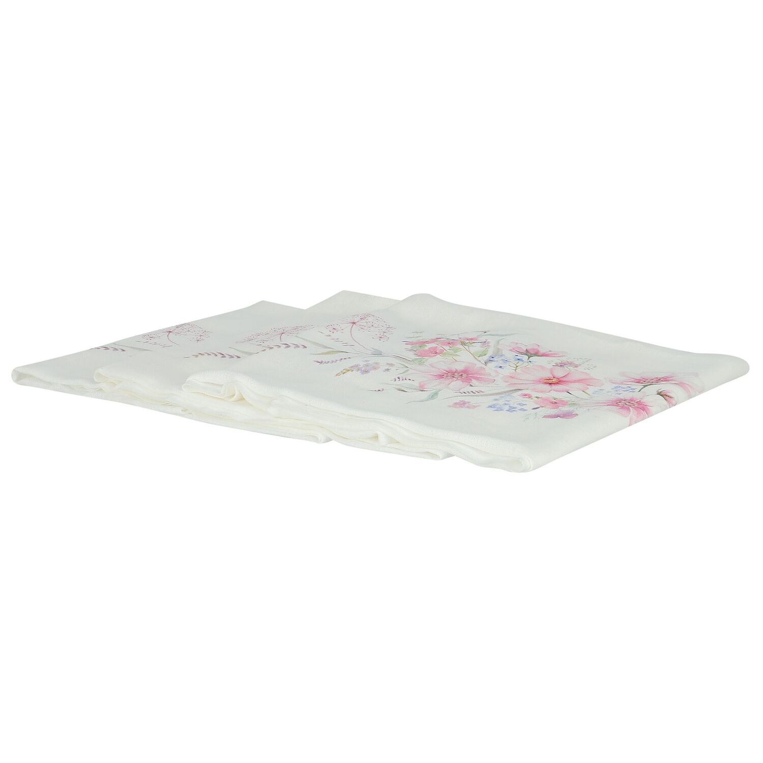 Baby Girls White & Pink Muslin Swaddles (3-Pack), 4, hi-res image number null