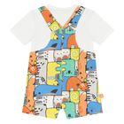 Baby Boys Multicoloured Dungaree Set, 1, hi-res