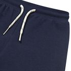 Younger Boys Navy Blue Shorts, 1, hi-res