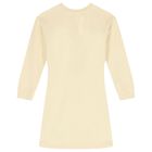Girls Ivory Logo Dress, 1, hi-res