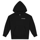 Black Logo Hooded Top, 1, hi-res