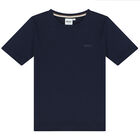 Boys Navy Logo T-Shirt, 5, hi-res