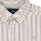 Boys Beige Logo Stripe Shirt, 1, hi-res