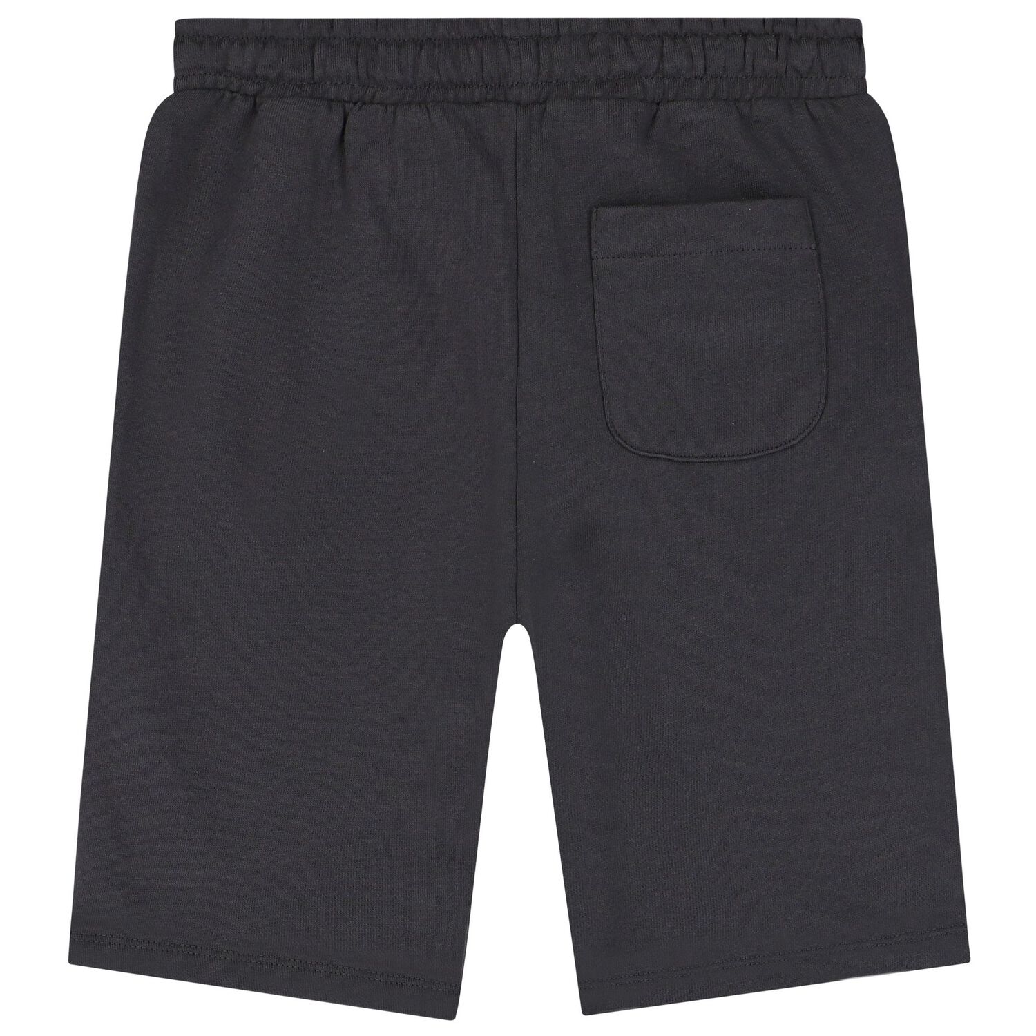 Boys Black Logo Shorts, 2, hi-res