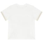 طقم شورت أولاد قطن باللون الأبيض والبيج (قطعتين) , 2, hi-res