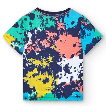 Boys Multi-Coloured Abstract T-Shirt