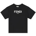 تيشيرت بالشعار باللون الاسود, 2, hi-res