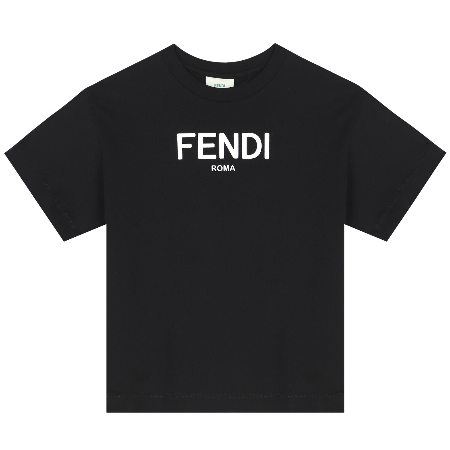 تيشيرت بالشعار باللون الاسود, 2, hi-res