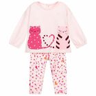 Baby Girls Pink Leggings Set, 1, hi-res