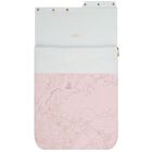 Baby Girls White & Pink Geo Map Baby Nest, 1, hi-res