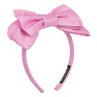Girls Pink Bow Headband, 1, hi-res