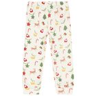 Boys Ivory Festive Pyjamas, 1, hi-res